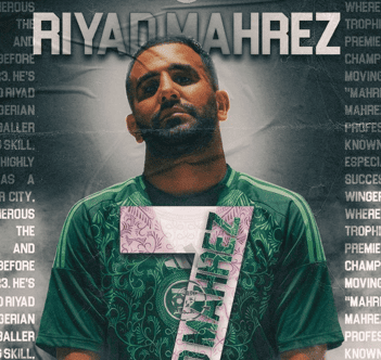 Riyad Mahrez Seniman Sayap dengan Sentuhan Kelas Dunia